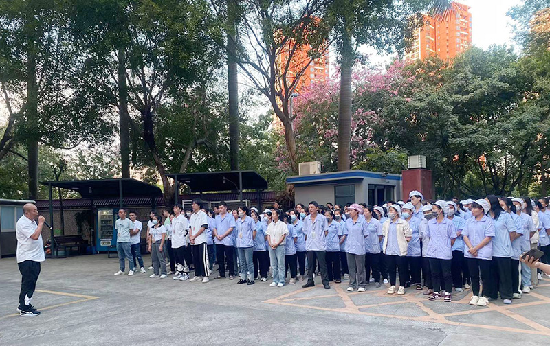 麻豆少妇性爱小视频化妝用品（深圳）有限公司開展消防安全應急疏散演練
